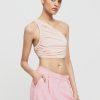 Women Lioness Tops | Goddess Crop-Pink