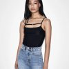 Women Ksubi Tops | Precious Bodysuit-Black