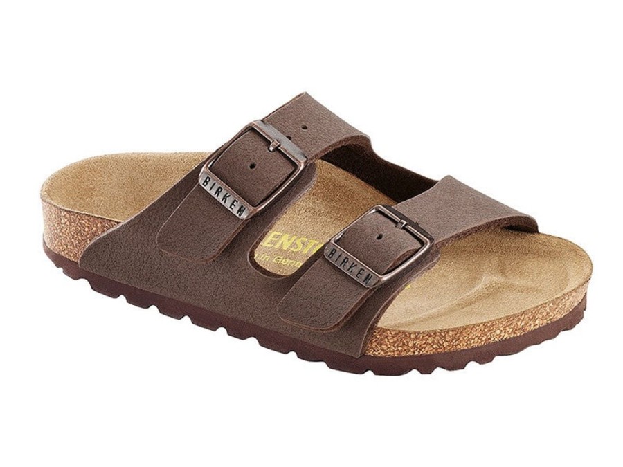 Footwear Birkenstock Kids Birkenstock | Birkenstock Arizona-Kids-Birkibuc-Mocca Narrow