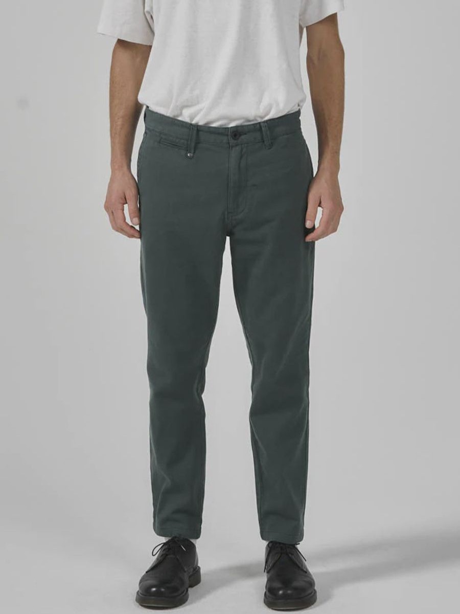 Men THRILLS Pants | Minimal Thrills Chopped Chino-Mallard Green