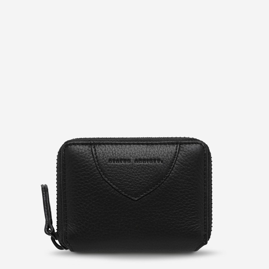 Women Status Anxiety Wallets & Pouches | Status Anxiety Wayward Wallet-Black