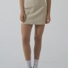 Women THRILLS Skirts | Thrills Clarity Mini Skirt- Fog