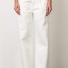 Women Bayse Jeans | Bayse Perry Denim Jean-Geisha White