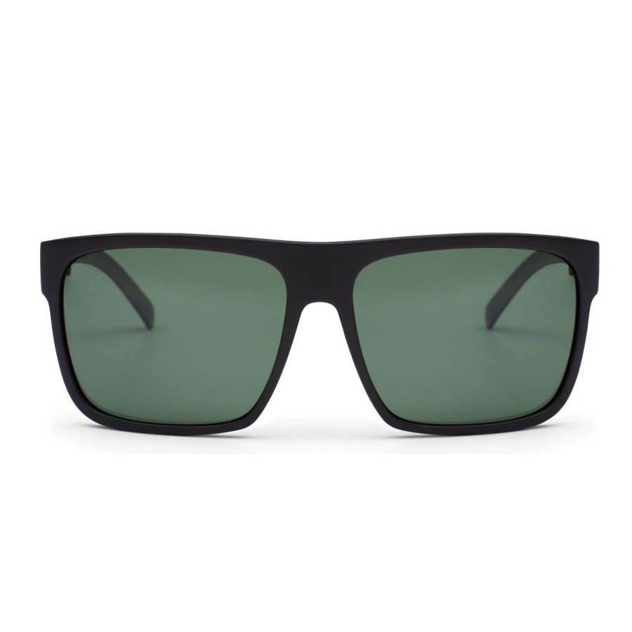 Women Otis Sunglasses | Otis After Dark Sunglasses-Matte Black/Green Polarised