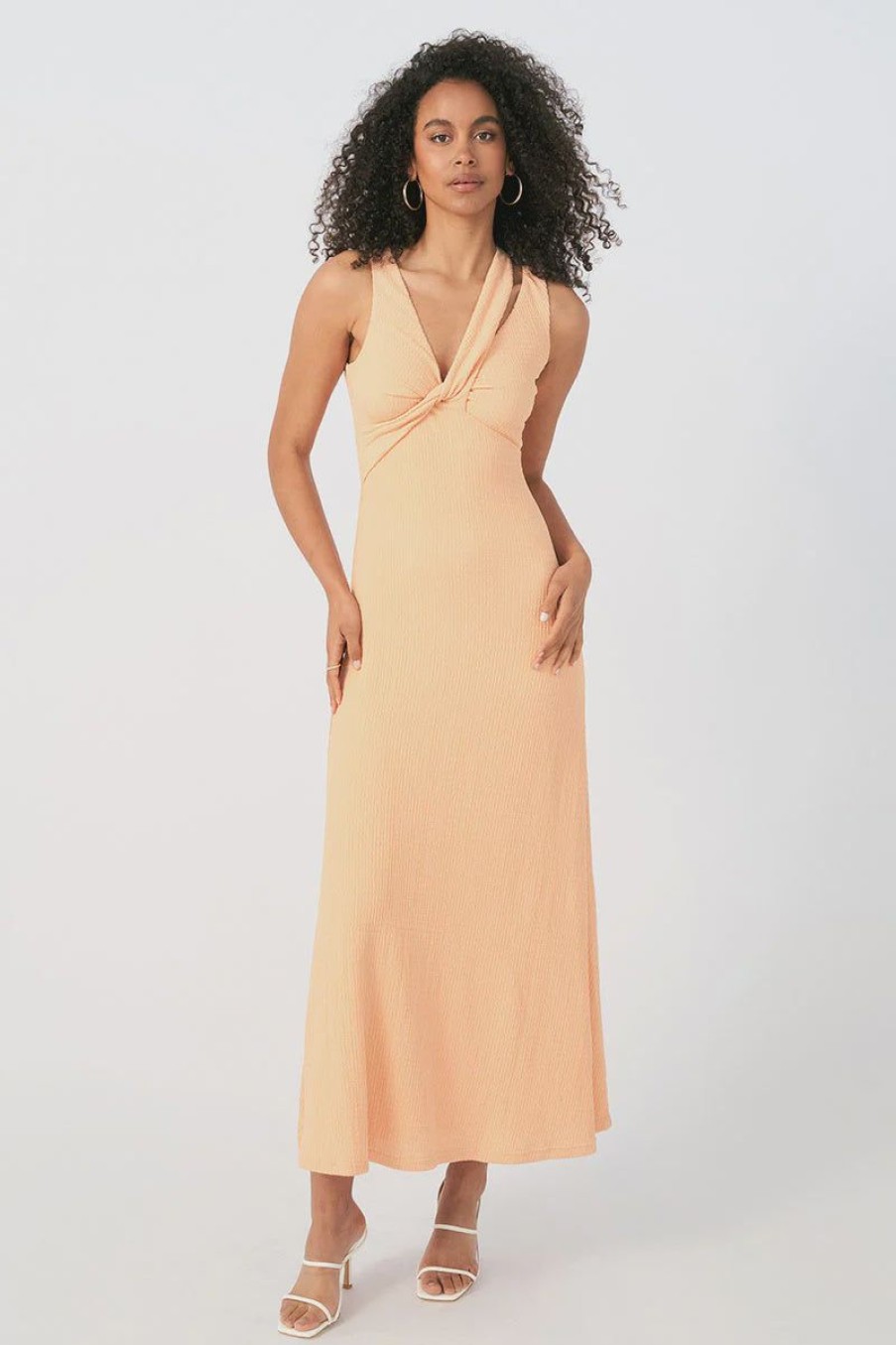 Women Sovere Dresses | Sovere Expect Midi Dress-Soft Orange