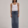 Women THRILLS Skirts | Thrills Frankie Skirt-Weathered Blue