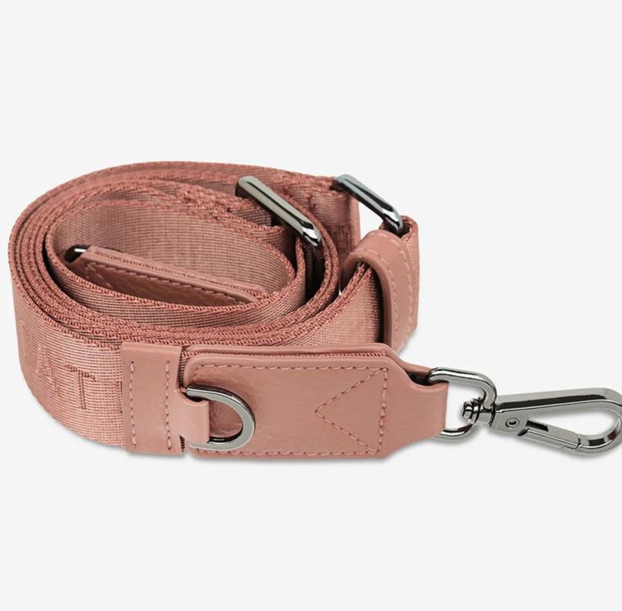 Women Status Anxiety Bag Straps | Status Anxiety Web Strap Thin-Dusty Rose