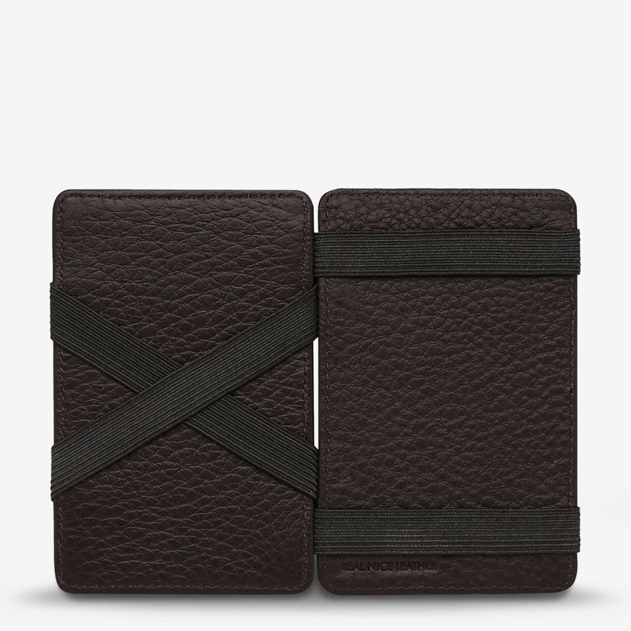 Men Status Anxiety Wallets | Status Anxiety Flip Wallet-Chocolate