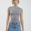 Women THRILLS Tees | Thrills Find Peace Club Tee-Washed Grey