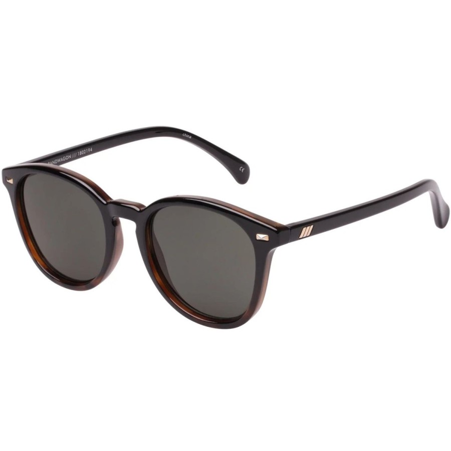 Women Le Specs Sunglasses | Bandwagon- Black Tort