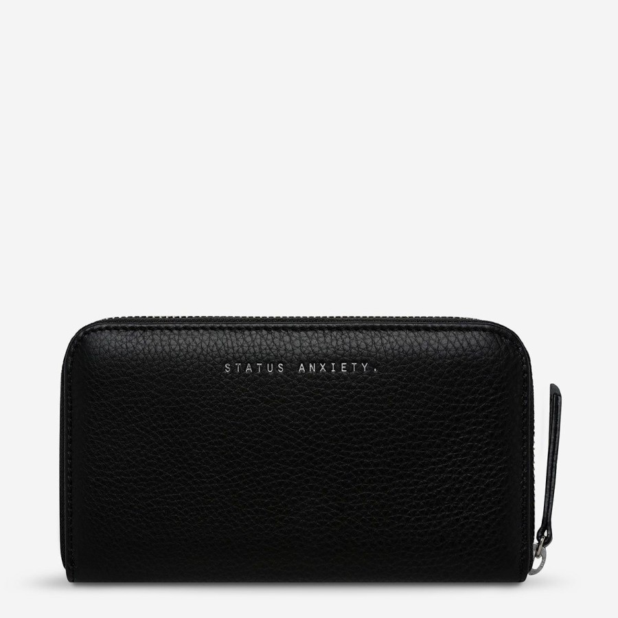 Women Status Anxiety Wallets & Pouches | Status Anxiety Yet To Come Wallet-Black