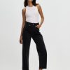 Women Neuw Denim Jeans | Sade Baggy Crop-Zero Washed Black