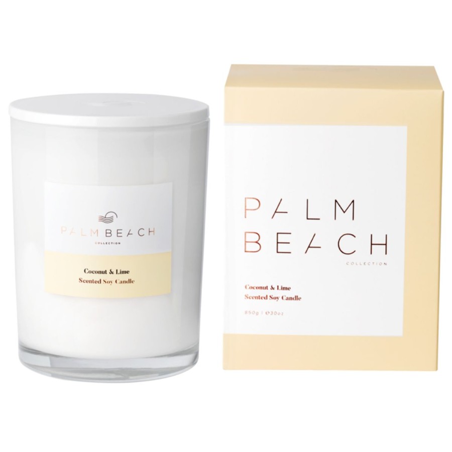 Lifestyle Palm Beach | 850G Deluxe Candle-Coconut & Lime