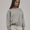 Women THRILLS Jumpers | Thrills Tempo Retro Slouch Crew-Sage Grey