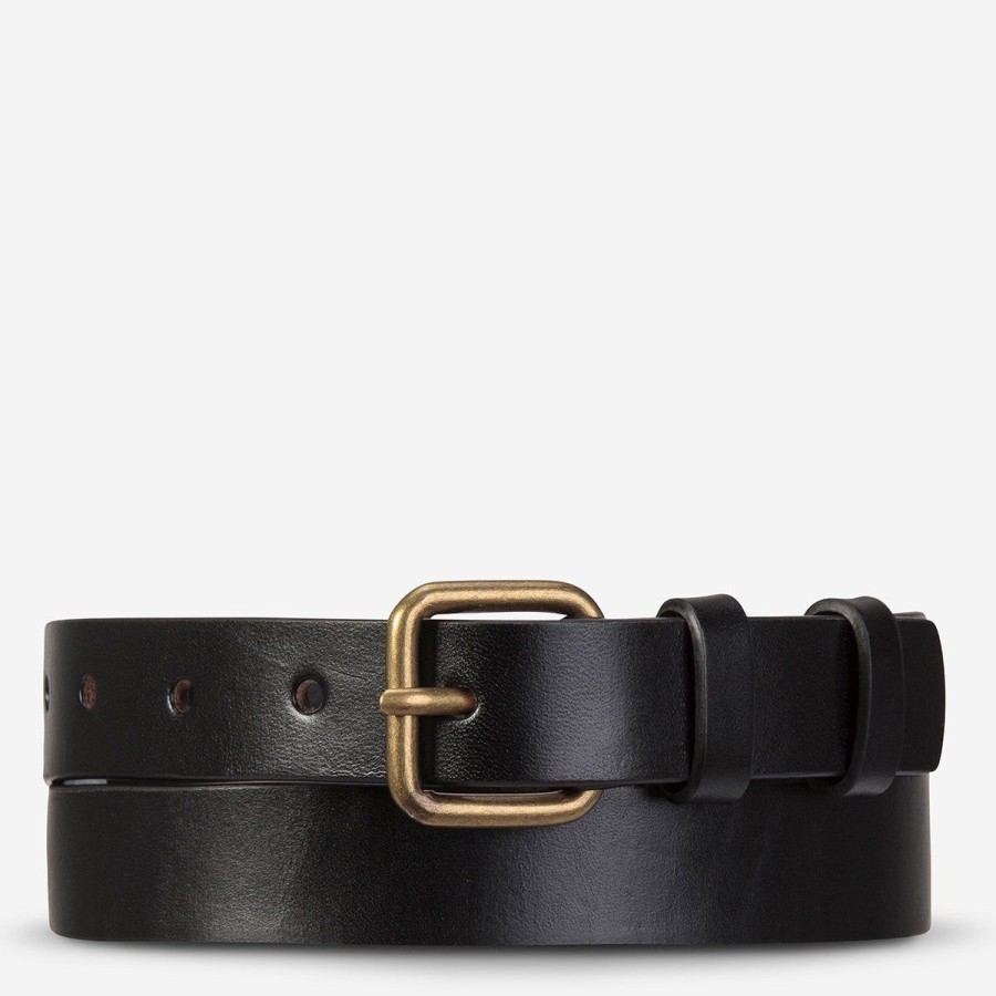 Women Status Anxiety Belts | Revelry Belt-Black/Gold