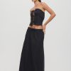 Women Lioness Skirts | Lioness Serene Maxi Skirt-Onyx