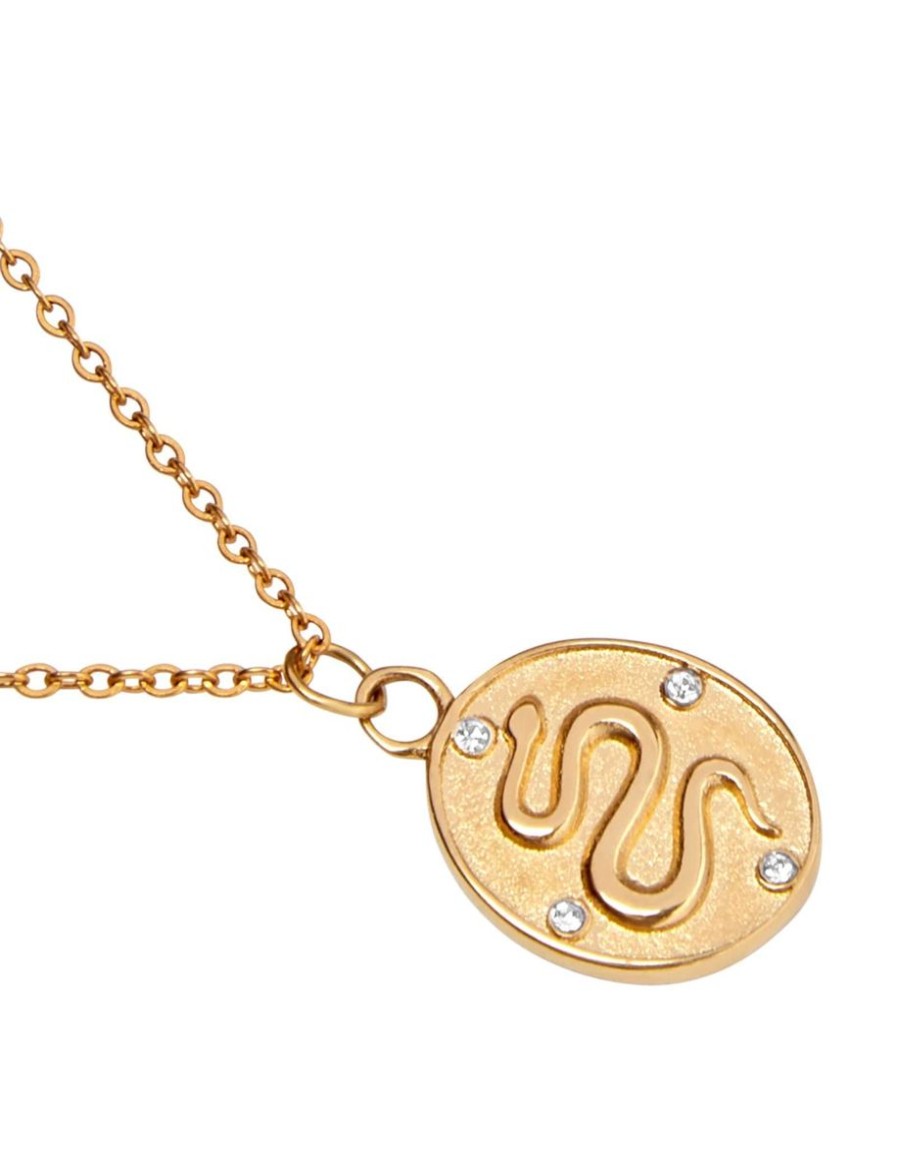 Women Pastiche Jewellery | Eris Necklace- Gold