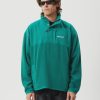 Men Afends Jumpers | Afends Intergalactic Fleece Pullover-Emerald