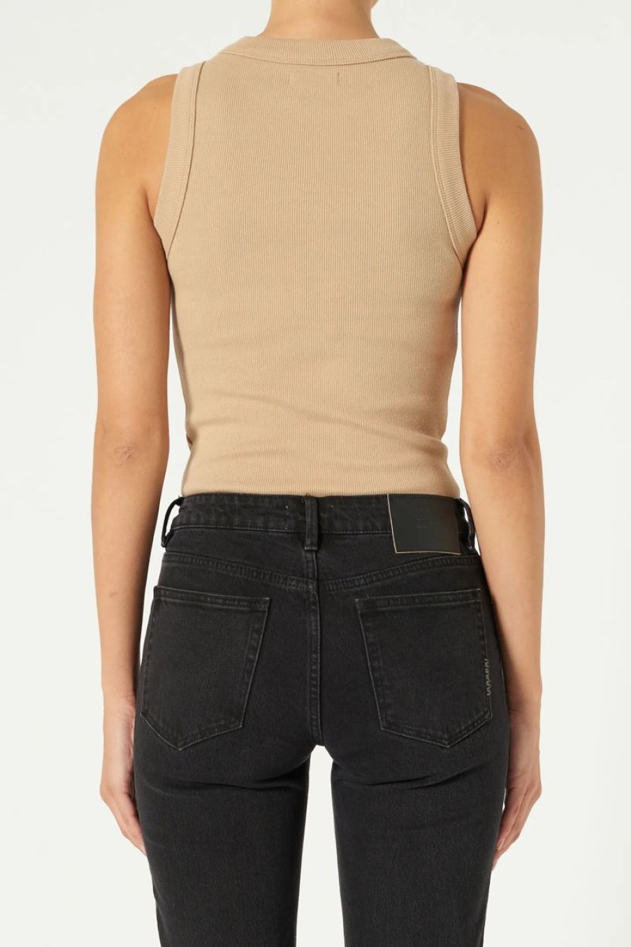 Women Neuw Denim Tops | Jonesy Singlet-Biscuit