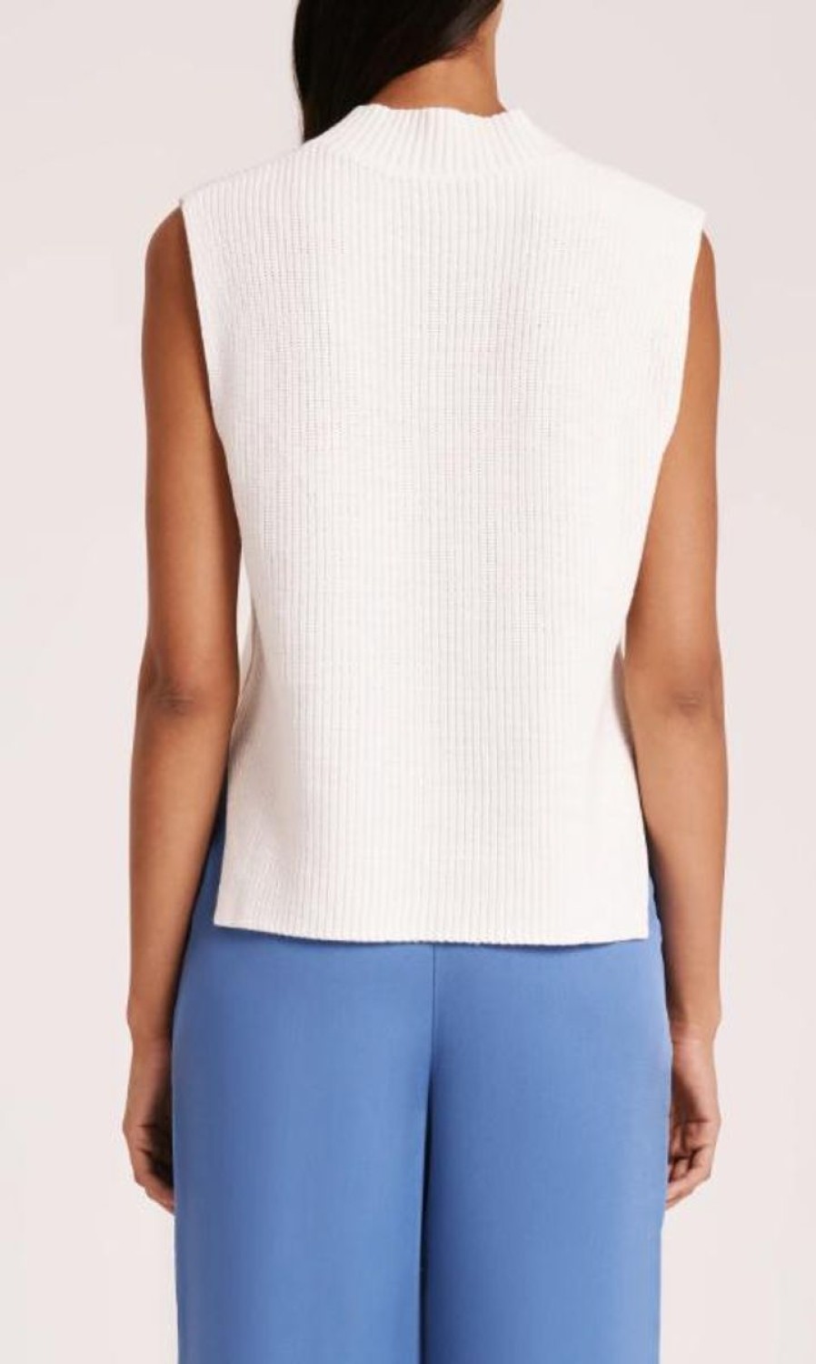 Women Nude Lucy Tops | Nude Lucy Elsa Knit Vest- Salt