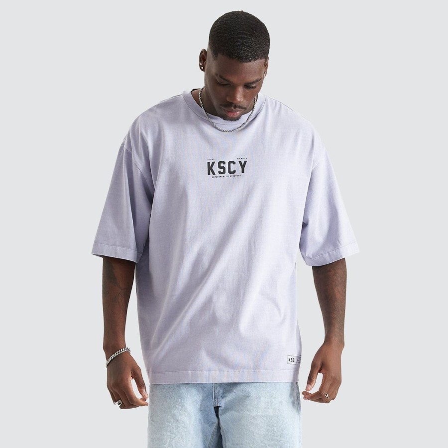 Men Kiss Chacey Tees | Kiss Chacey Legitimate Extra Oversized Tee- Pigment Cosmic Sky