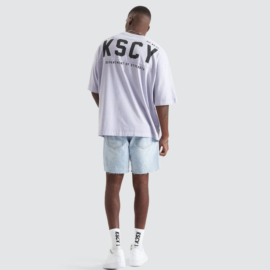 Men Kiss Chacey Tees | Kiss Chacey Legitimate Extra Oversized Tee- Pigment Cosmic Sky