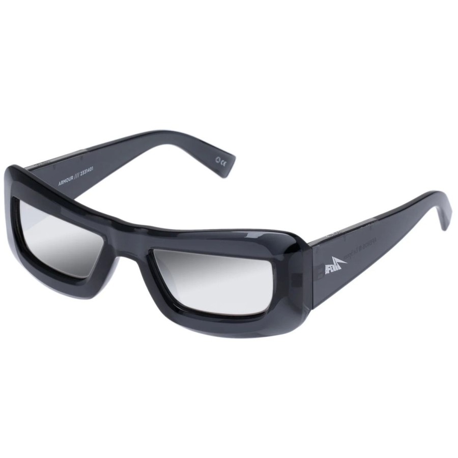 Women Le Specs Sunglasses | Afends X Le Specs Armour- Shadow Grey