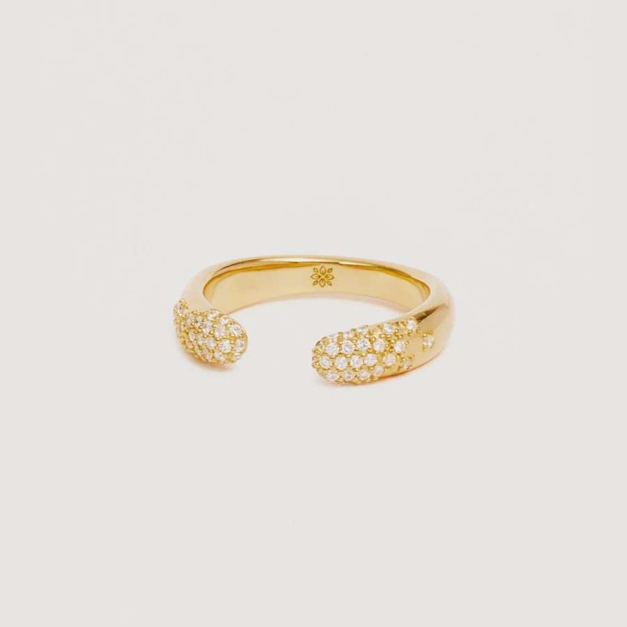 Women By Charlotte Jewellery | By Charlotte Connect Deeply Ring-18K Gold Vermeil