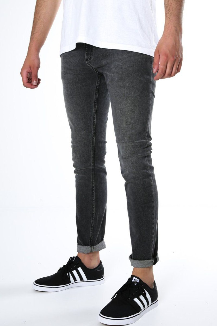 Men Rollas Jeans | Stinger- Black Stone