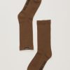 Women Afends Socks | Afends Everyday Hemp Socks One Pack-Toffee