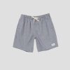 Men Rhythm Shorts | Rhythm Seersucker Stripe Jam-Indigo