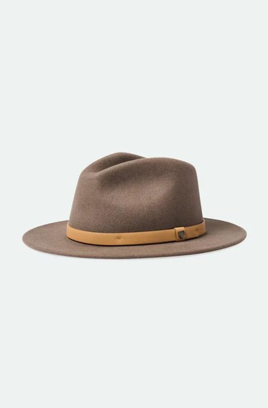 Women Brixton Hats | Messer Fedora-Desert Palm/Natural