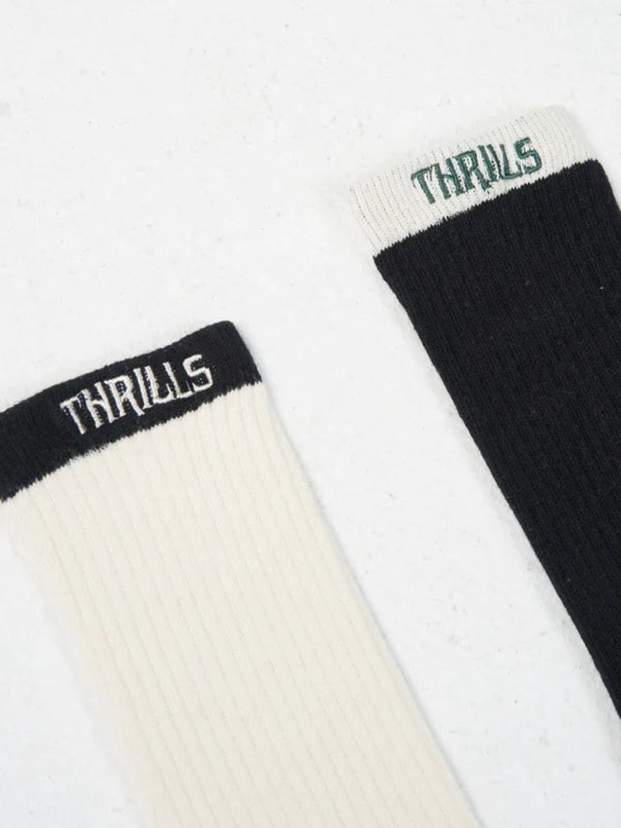 Women THRILLS Socks | Thrills Thou Shall Not 2 Pack Sock-Mother Of Pearl-Black