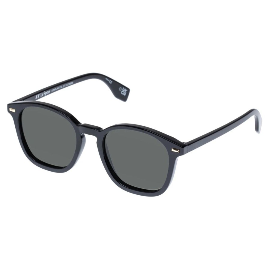 Women Le Specs Sunglasses | Simplastic- Black