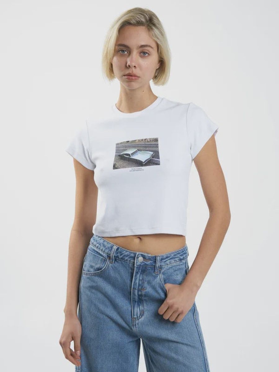 Women THRILLS Tees | Thrills Canyon Mini Tee-White