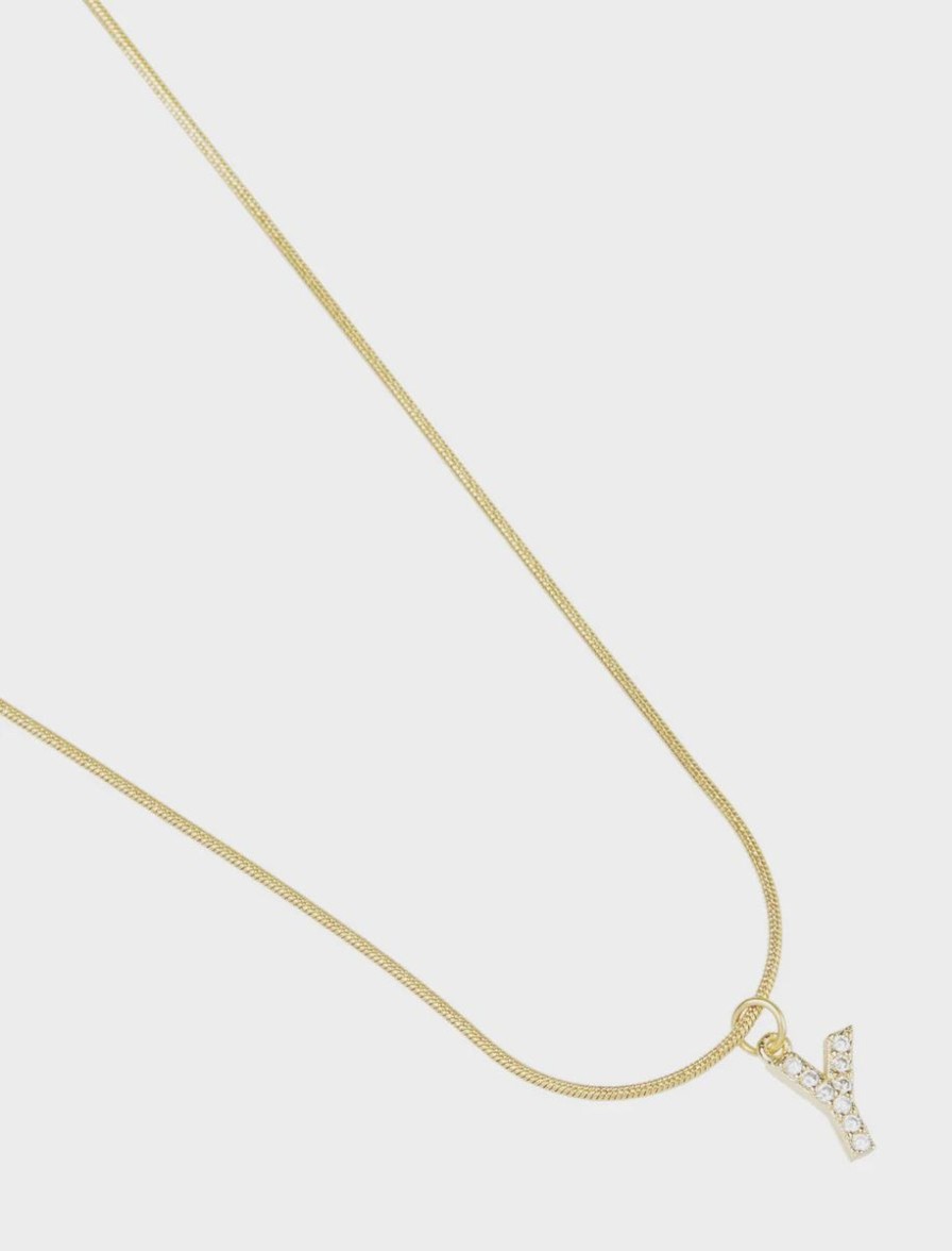 Women Pastiche Jewellery | Initial Y Necklace