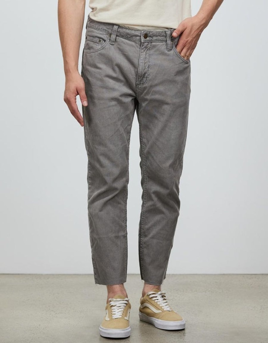 Men Rollas Pants | Relaxo Chop-Grey Cord