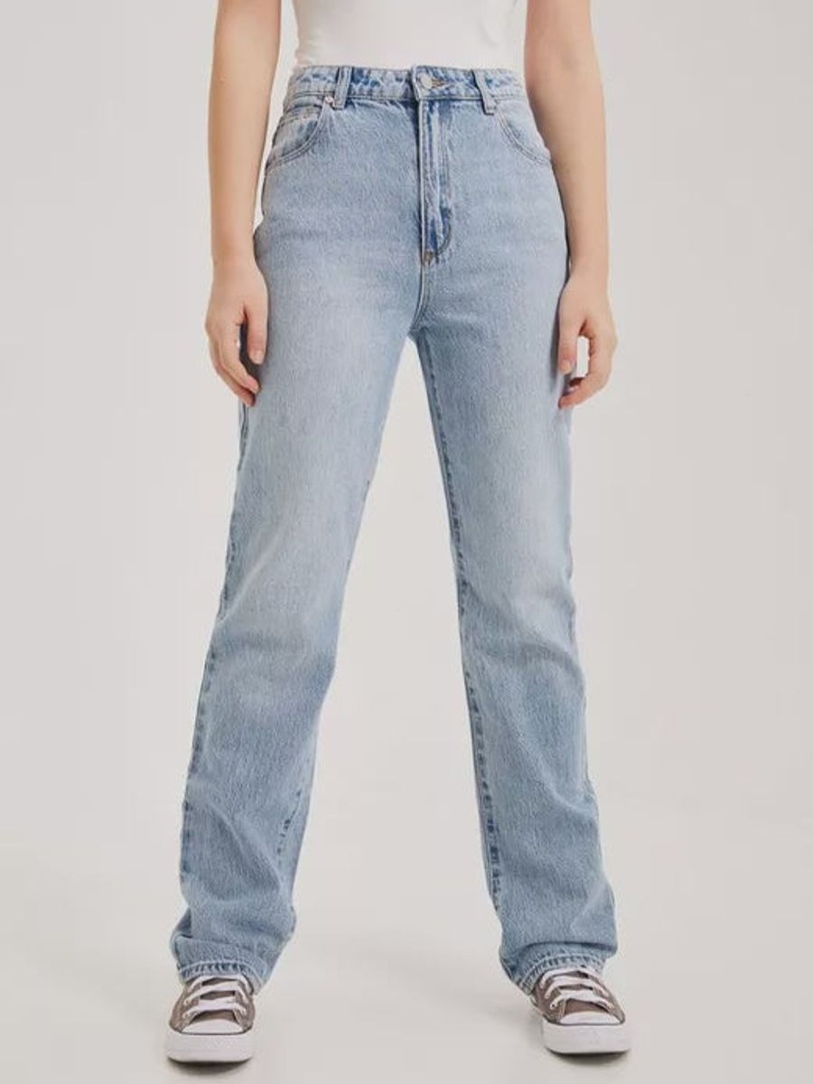 Women ABrand Jeans | A 94 High Straight-Christy Organic-Light Vintage Blue