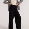 Women Staple the Label Pants | Aster Wide Leg Pants-Black