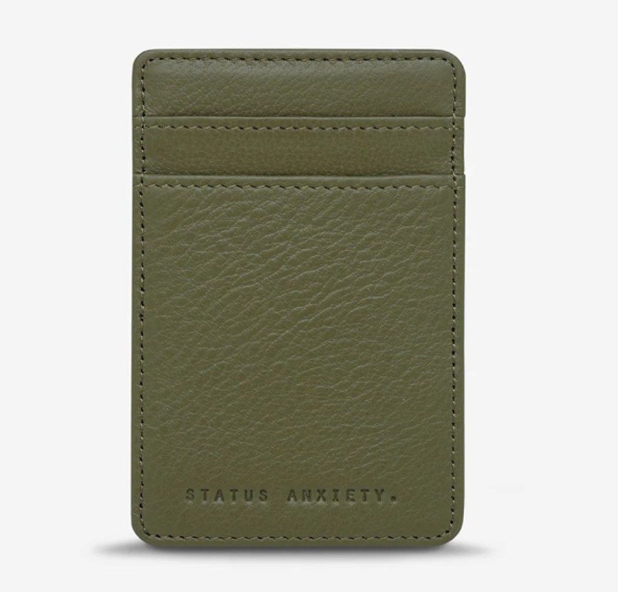 Men Status Anxiety Wallets | Status Anxiety Flip Wallet-Khaki