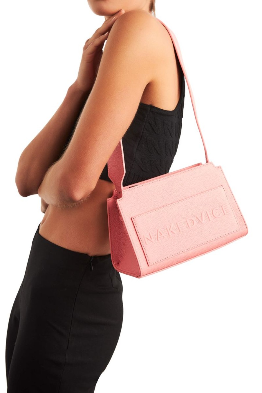 Women Nakedvice Bags | The Minka-Pink/Silver