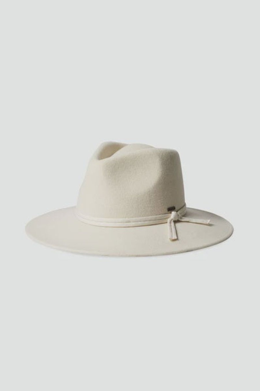 Women Brixton Hats | Brixton Joanna Felt Packable Felt Hat-Off White