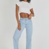 Women ABrand Jeans | Abrand A 95 Mid Straight Crop Jean-Walkaway