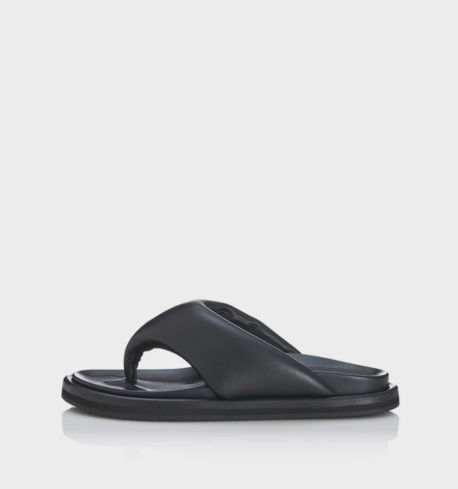 Footwear Alias Mae | Alias Mae Dallas Slide-Black Leather