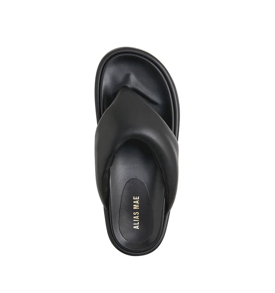 Footwear Alias Mae | Alias Mae Dallas Slide-Black Leather