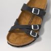 Footwear Birkenstock Franca | Birkenstock Franca Black Oiled Leather Narrow