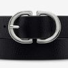 Women Status Anxiety Belts | Status Anxiety In Reverse Belt-Black/Silver