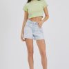 Women ABrand Denim Shorts | A Venice Short-Millie-Bleached Vintage Blue