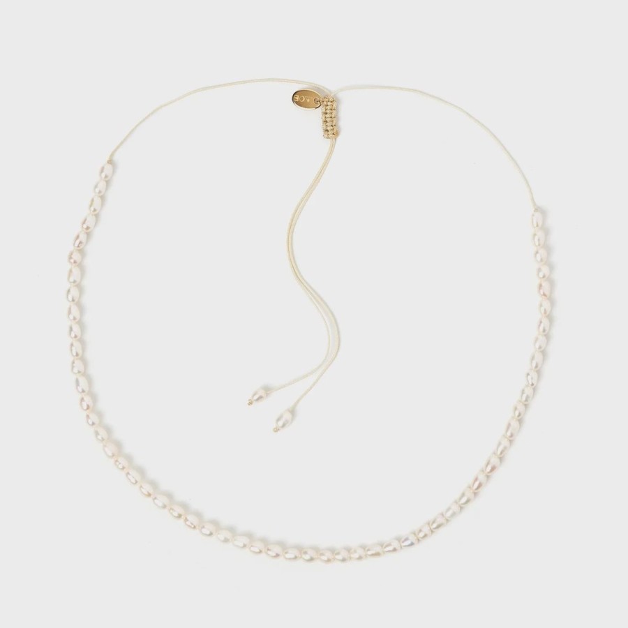 Women Arms Of Eve Jewellery | Arms Of Eve Romeo Pearl Choker