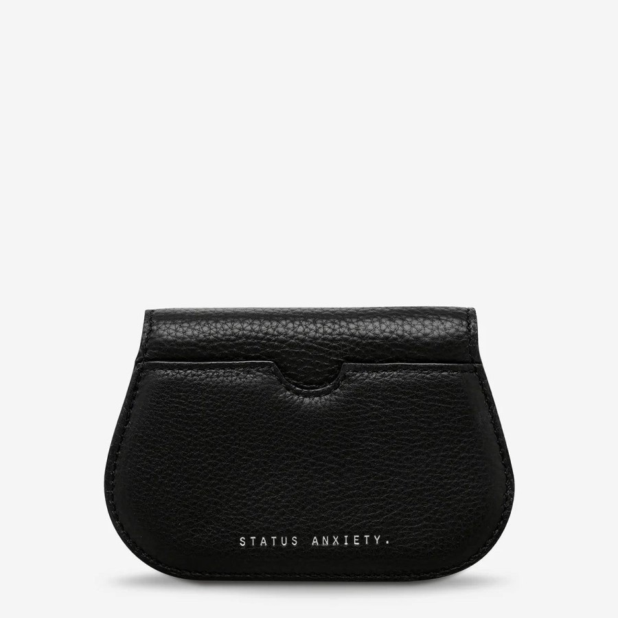 Women Status Anxiety Wallets & Pouches | Status Anxiety Eyes Wide Pouch-Black